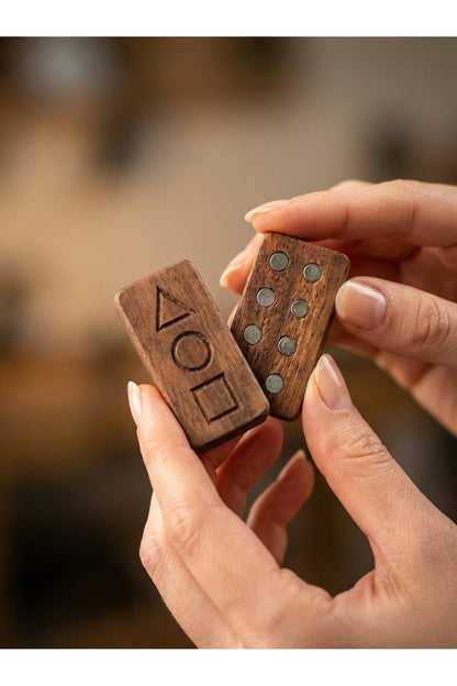 Doğal Ahşap Stil Stres Oyuncağı