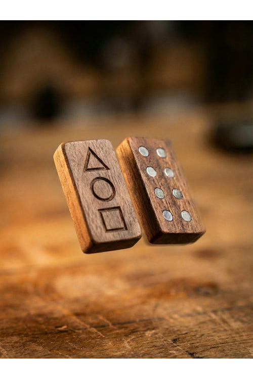 Doğal Ahşap Stil Stres Oyuncağı