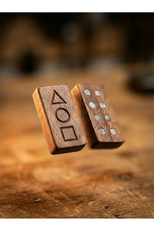 Doğal Ahşap Stil Stres Oyuncağı